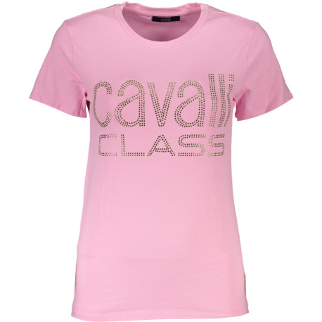 CAVALLI CLASS WOMEN&NO39,S SHORT SLEEVE T-SHIRT PINK
