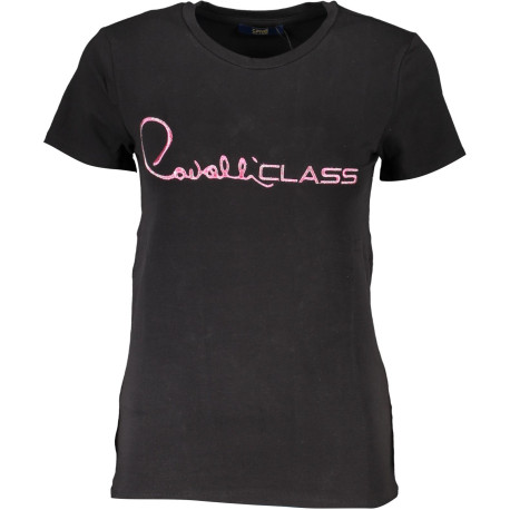 CAVALLI CLASS WOMEN&NO39,S SHORT SLEEVE T-SHIRT BLACK